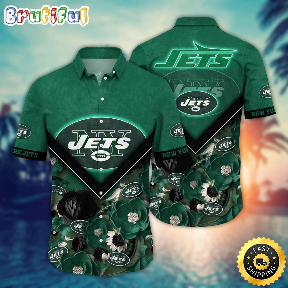NFL New York Jets Hawaii Shirt Flower Summer Ready Shirts
