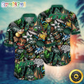 NFL New York Jets Hawaii Shirt Flower Tiki Me Off Aloha Shirt