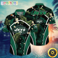 NFL New York Jets Hawaii Shirt Flower Vibrant Beachy Shirts