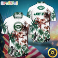 NFL New York Jets Hawaii Shirt Palm Tree Aloha Shirt For Fans