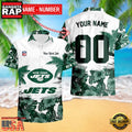 NFL New York Jets New Design 2025 Custom Name Number Hawaiian Shirt