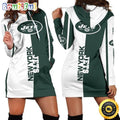 NFL New York Jets Hoodie Dress All Over Print For Women Hoodie