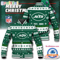 NFL New York Jets Snow Xmas Tree Christmas Custom Baseball Jacket