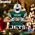 NFL New York Jets Special Football Game Player Christmas Ornament