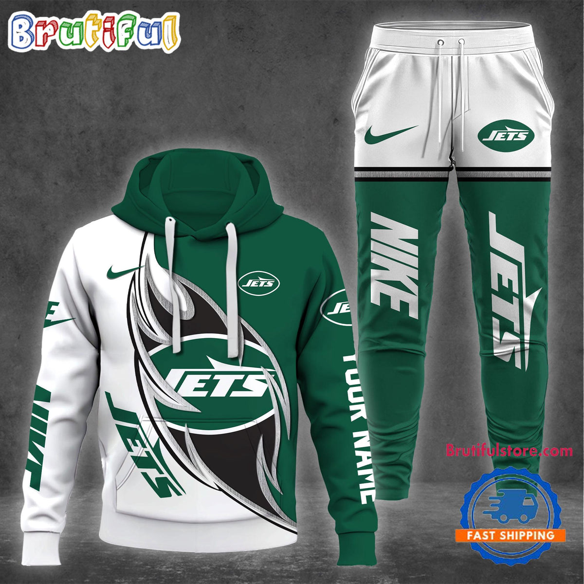 NFL New York Jets Special Football Team Design Hoodie And Pants