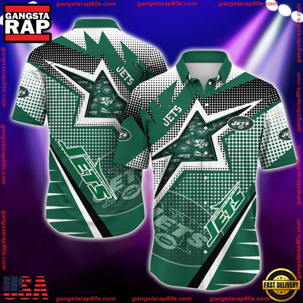 NFL New York Jets Special Football Team New Design Hawaiian Shirt
