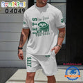 NFL New York Jets Summer 3D Printed Combo T Shirt And Shorts