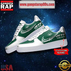 NFL New York Jets Unique Design Custom Name Air Force 1 Sneaker Shoes