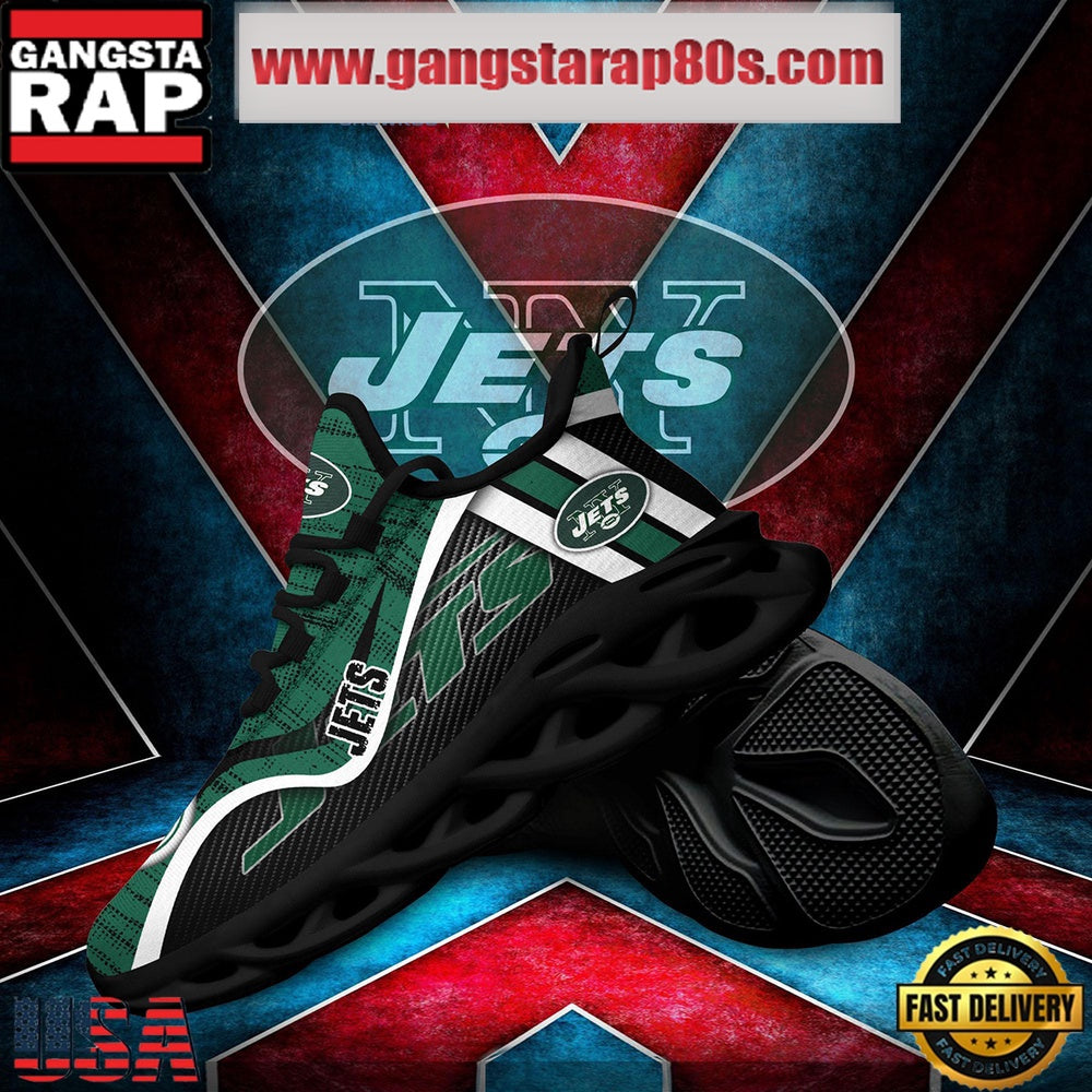 NFL New York Jets Unique Design Max Soul Shoes Running Sneakers