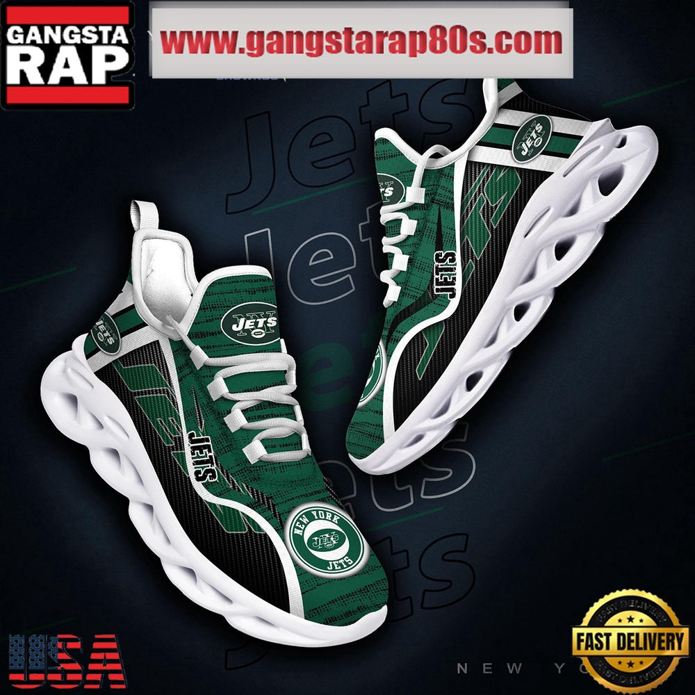 NFL New York Jets Unique Design Max Soul Shoes Running Sneakers