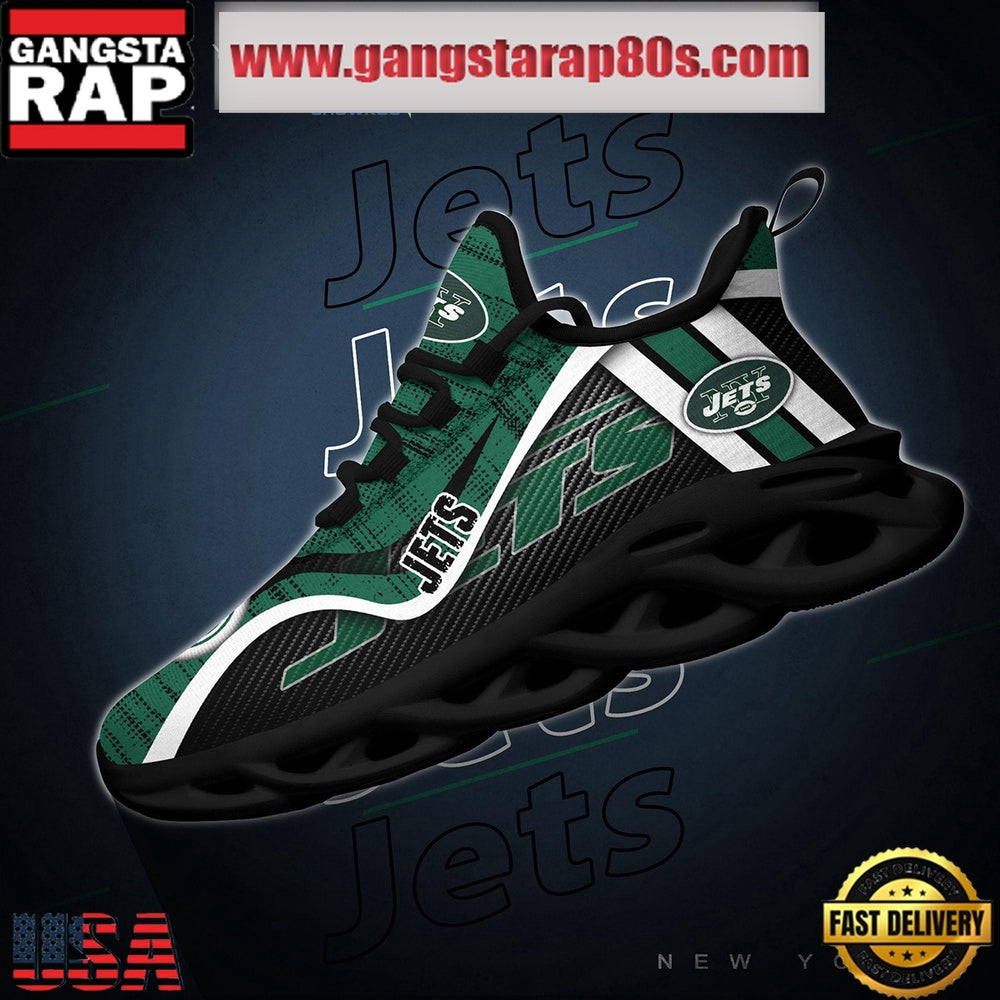 NFL New York Jets Unique Design Max Soul Shoes Running Sneakers