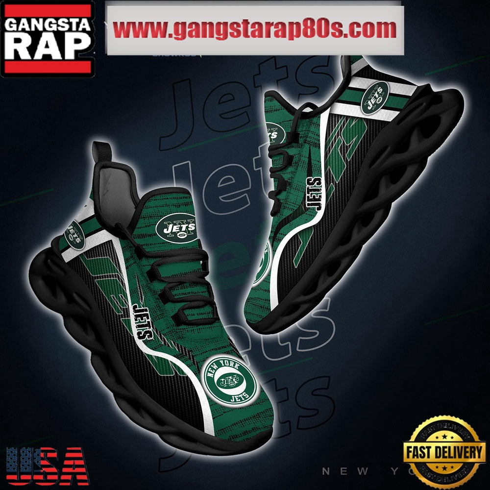 NFL New York Jets Unique Design Max Soul Shoes Running Sneakers