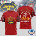 NFL New York Jets US Marines 250 Years Semper Fidelis 3D Shirt