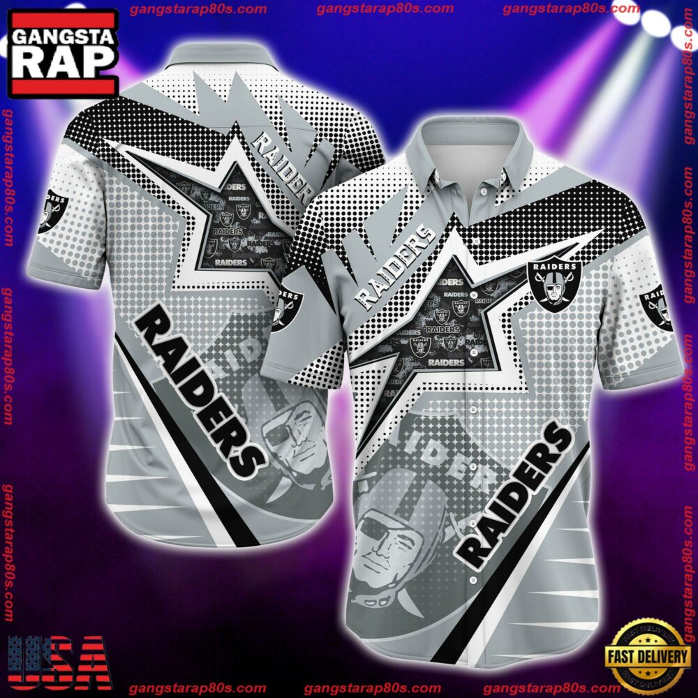 NFL Oakland Raiders Special Football Team New Design Hawaiian Shirt