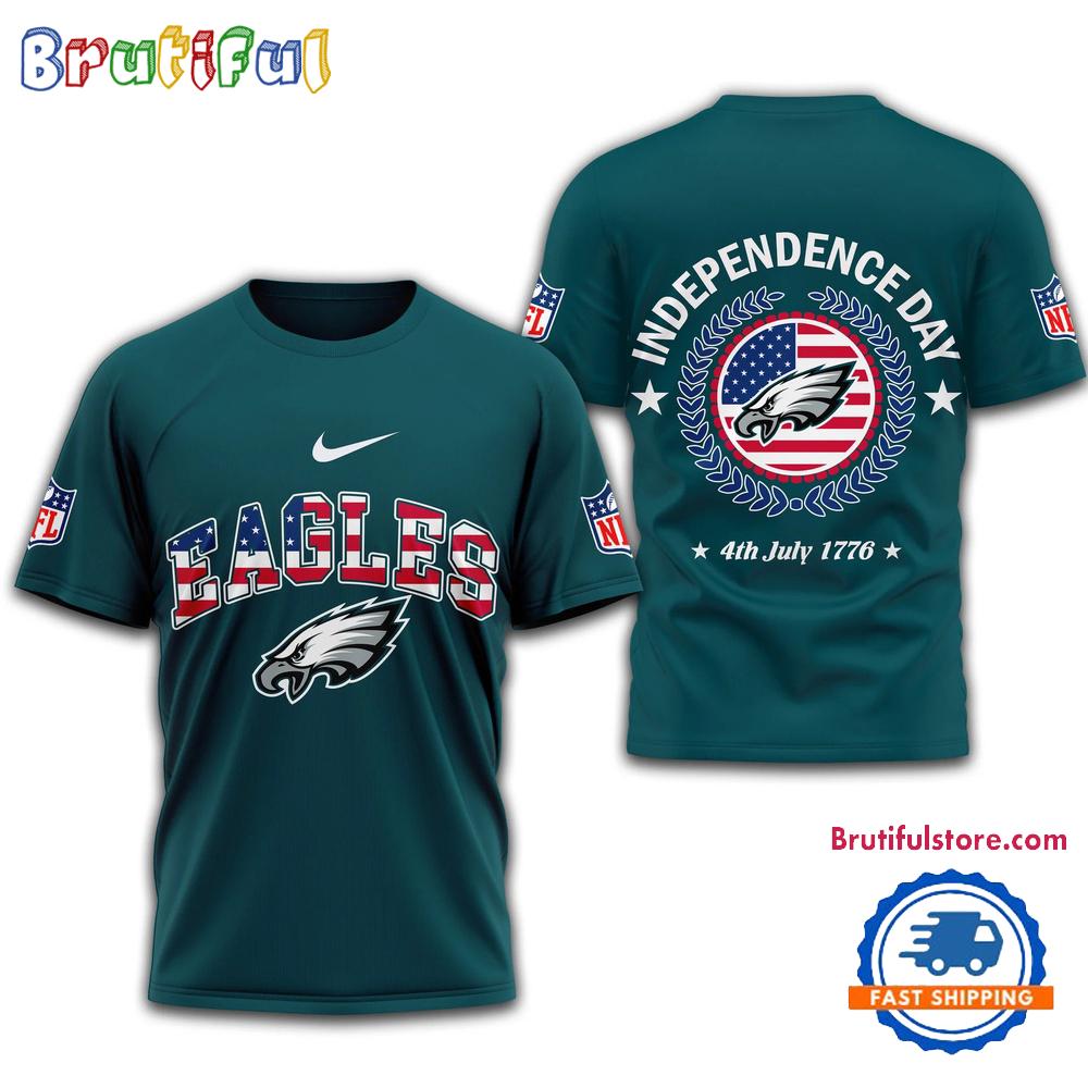NFL Philadelphia Eagles 2025 Independence Day All Over Print Shirt