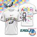 NFL Philadelphia Eagles Autism Awareness Accept Understand Love All Over Print Shirt
