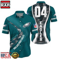 NFL Philadelphia EaglesCustom Name Number New Design Hawaiian Shirt For Men Women