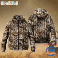 NFL Philadelphia Eagles Football Camo Hunting Deer Windbreaker Outdoor Jacket
