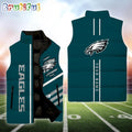 NFL Philadelphia Eagles Football New Season Personalized Sleeveless Down Puffer Jacket
