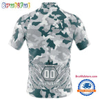 NFL Philadelphia Eagles Football Team Colorful Camo Cycling Jersey