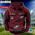 NFL Philadelphia Eagles Football Team Custom Name Cargo Hoodie