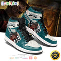 NFL Philadelphia Eagles Green Special Air Jordan 1 High Sneakers