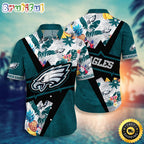 NFL Philadelphia Eagles Hawaii Shirt Flower Island Inspired Apparel