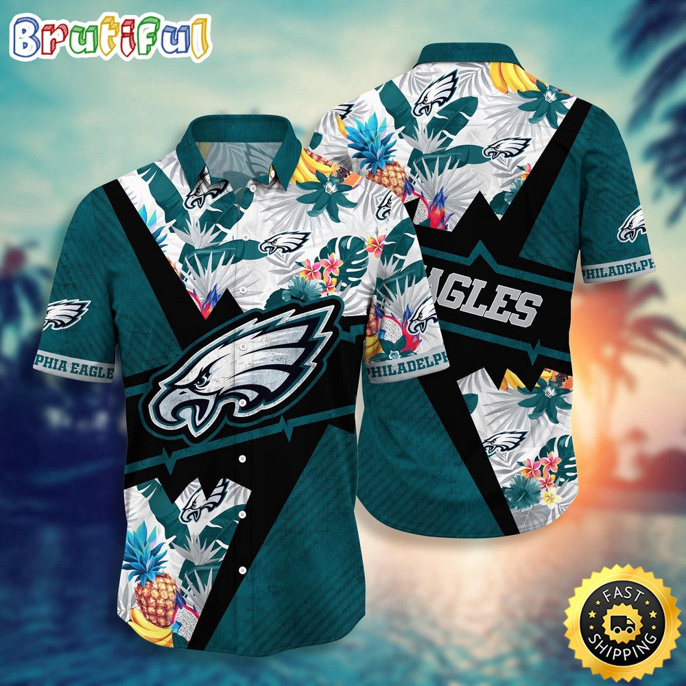 NFL Philadelphia Eagles Hawaii Shirt Flower Island Inspired Apparel