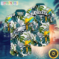 NFL Philadelphia Eagles Hawaii Shirt Flower Sunshine Inspired Tops