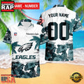 NFL Philadelphia Eagles New Design 2025 Custom Name Number Hawaiian Shirt