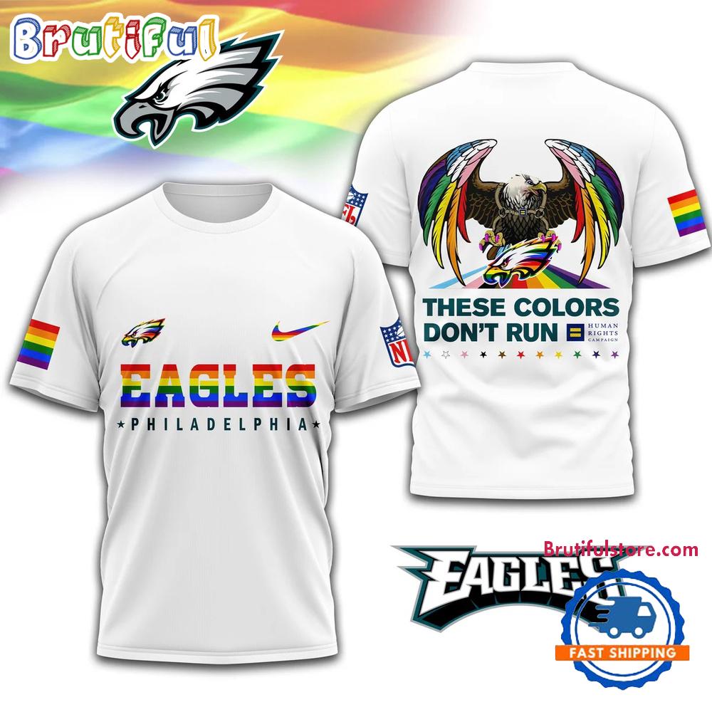 NFL Philadelphia Eagles Human Rights Campaign LGBT Pride Month 3D T Shirt