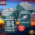 NFL Philadelphia Eagles Custom Name Number Name Number American Flag Baseball Jersey Shirt