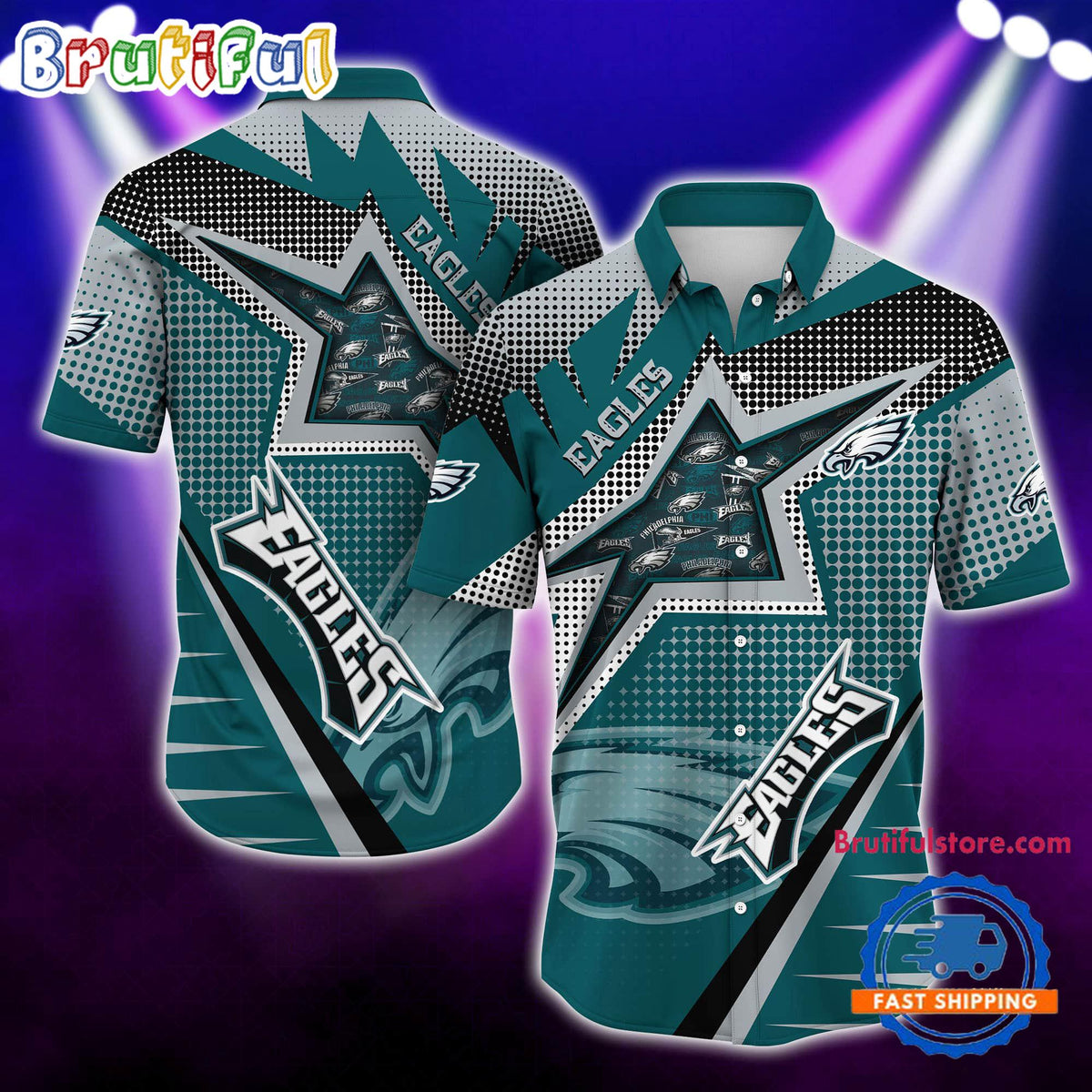 NFL Philadelphia Eagles Special Football Team Star Hawaiian Shirts