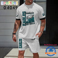 NFL Philadelphia Eagles Summer 3D Printed Combo T Shirt And Shorts