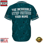 NFL Custom Name Philadelphia Eagles The Increadible Step Father’s Day New Design Baseball Jersey Shirt