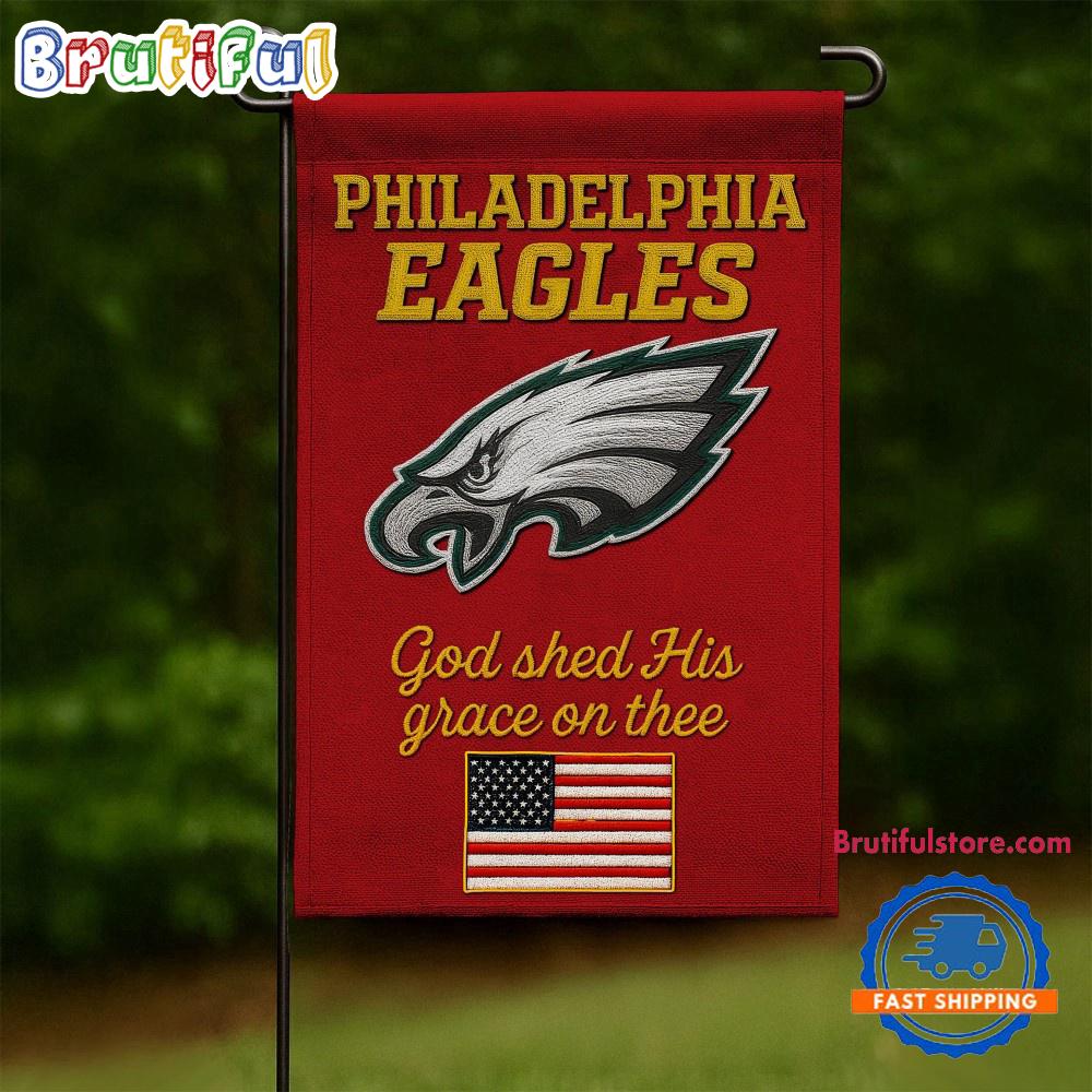 NFL Philadelphia Eagles USA Team Independence Day Flag
