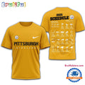 NFL Pittsburgh Steelers 2025 SCHEDULE Unisex 3D Shirt