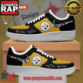 NFL Pittsburgh Steelers Custom Name Air Force 1 Running Sneakers Shoes