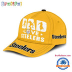 NFL Pittsburgh Steelers Dad Love Best Father’s Day Baseball Cap