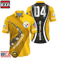 NFL Pittsburgh SteelersCustom Name Number New Design Hawaiian Shirt For Men Women
