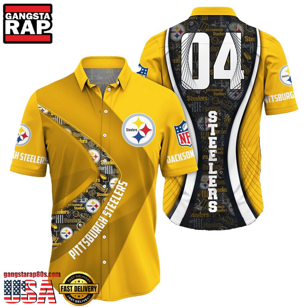 NFL Pittsburgh SteelersCustom Name Number New Design Hawaiian Shirt For Men Women