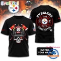 NFL Pittsburgh Steelers Football Team Fire Fighter Unisex 3D Shirt