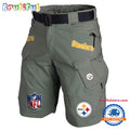 NFL Pittsburgh Steelers Football Team Military Tactical Shorts