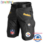 NFL Pittsburgh Steelers Football Team Military Tactical Shorts