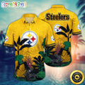 NFL Pittsburgh Steelers Hawaii Shirt Flower Hawaiian Style Statements