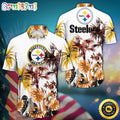 NFL Pittsburgh Steelers Hawaii Shirt Palm Tree Aloha Shirt For Fans