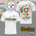 NFL Pittsburgh Steelers Hispanic Heritage Month Unisex 3D Shirt