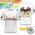 NFL Pittsburgh Steelers Human Rights Campaign LGBT Pride Month 3D T Shirt