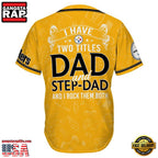 NFL Custom Name Pittsburgh Steelers I Have Two Titles Father’s Day New Design Baseball Jersey Shirt
