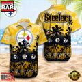 NFL Pittsburgh Steelers Logo Team Aloha Hawaiian Shirt